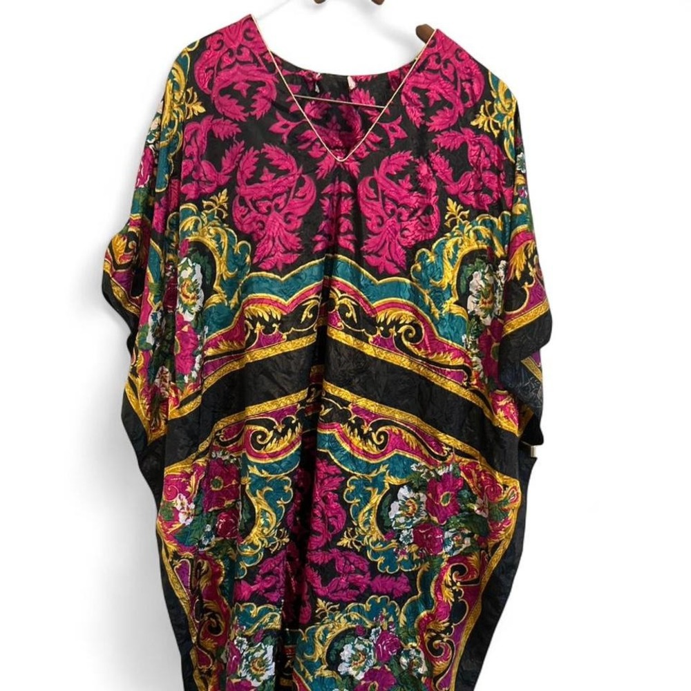 Women's retro funky app muumuu‎ kaftan OSFM